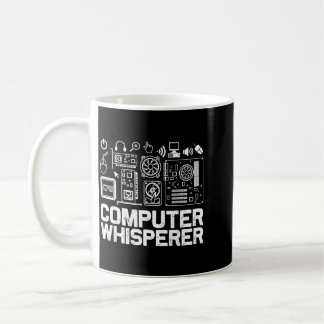 Mug Chemise de chuchoteur d'ordinateur Support techniq
