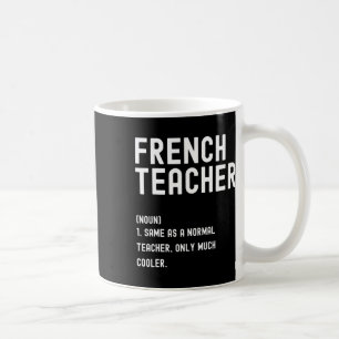 Mug Chemise de définition d'enseignant de français Pre