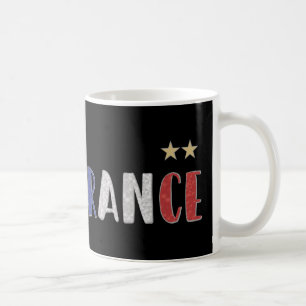 Mug Chemise de fan de football de France Drapeau Franç