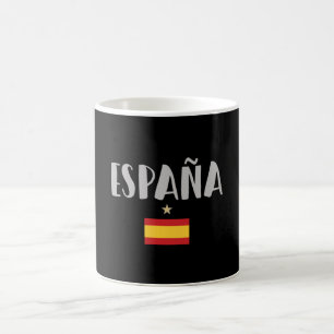 Mug Chemise de fan de football d'Espagne Drapeau