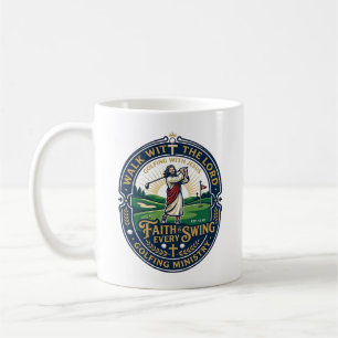 Mug Chemise de golf Jésus Dessin basé sur la foi_1