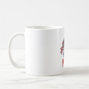 Mug Chemise de gravure vintage Merica Eagle patriotiqu