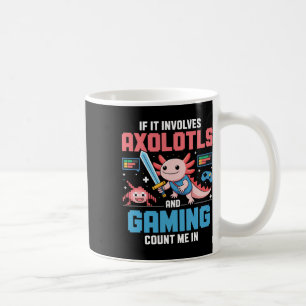 Mug Chemise de joueur Kawaii Axolotl pour garçons fill