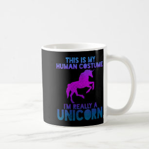 Mug Chemise de licorne pour femmes - Citation drôle de