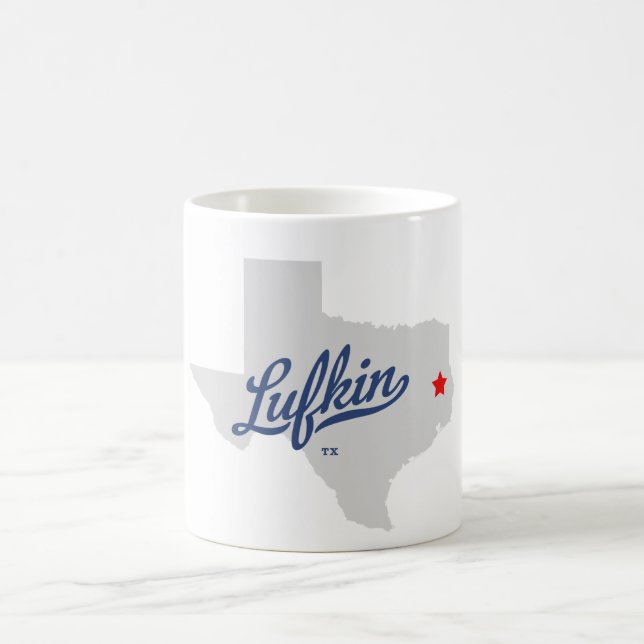 Mug Chemise de Lufkin le Texas TX (Centre)