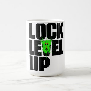 Mug Chemise de motivation pour se verrouiller et progr