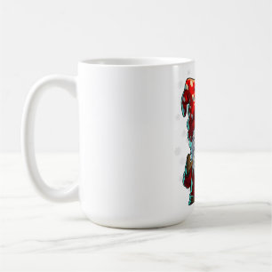 Mug Chemise de Noël Hommes Femme Buffalo Plaid Rouge