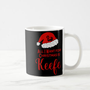 Mug Chemise de Noël Keefe pour les fans de gardien de 
