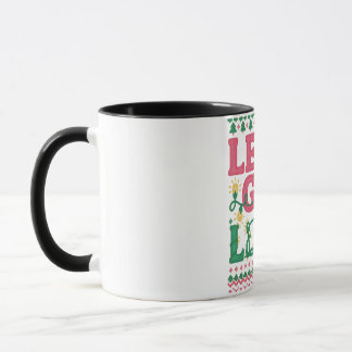 Mug Chemise de Noël Let's Get Lit • Sweat hilarant et 