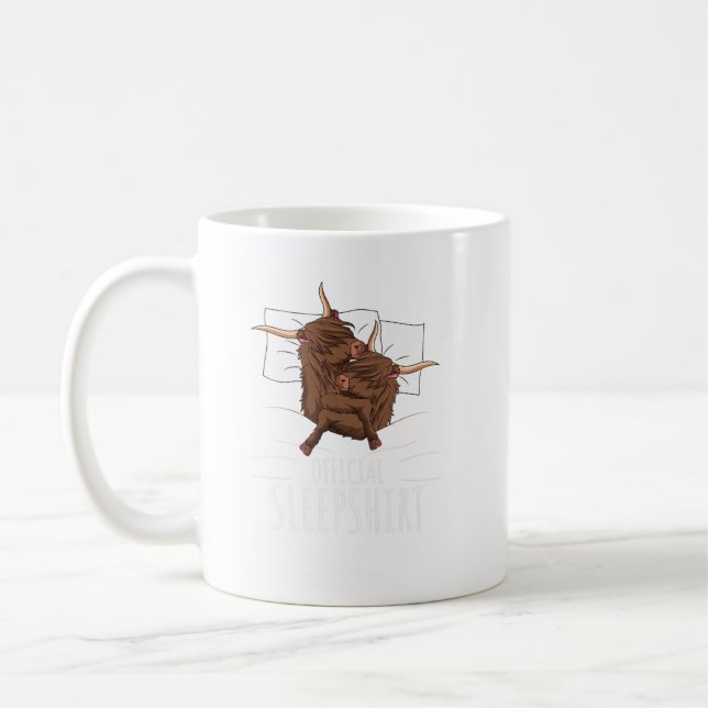 Mug Chemise de nuit officielle de l'éleveur de vaches  (Gauche)
