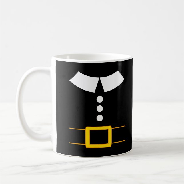 Mug Chemise de pèlerinage de Thanksgiving Chemise de f (Gauche)