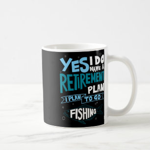 Mug Chemise de plan de retraite de pêche Cadeaux retir