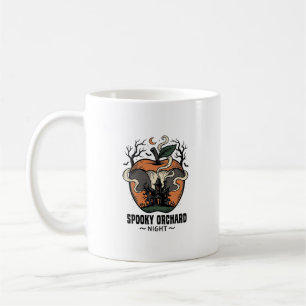 Mug Chemise de pomme hantée Nuit effrayante de verger