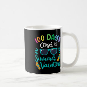 Mug Chemise de professeur 100 jours d'école 