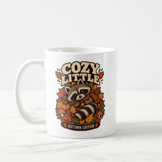 Mug Chemise de Raton Laveur d'Automne Cosy, Cadeau d'A