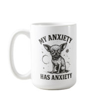 Chemise drôle d'anxiété de Chihuahua – En détresse