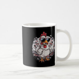 Mug Chemise drôle de ferme d'animaux de Sungles de pou