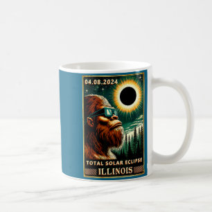 Mug Chemise drôle Éclipse solaire totale Illinois Bigf
