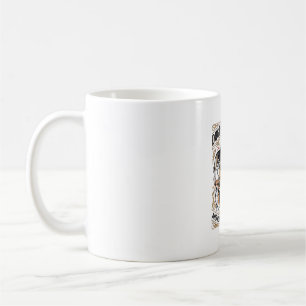 Mug Chemise drôle pour amateur de chien avec débat vin