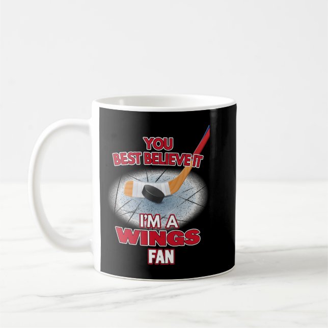 Mug Chemise    Essentielle de hockey sur glace Red Det (Gauche)