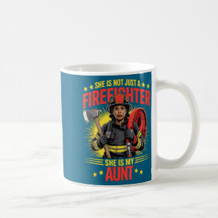 Mug Chemise Femme Noir Pompière Tante Titi Tatie
