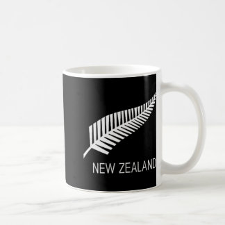 Mug Chemise Fern Nouvelle-Zélande Homme Noir Fier Kiwi