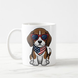 Mug Chemise lunettes de soleil pour chiot Beagle patri