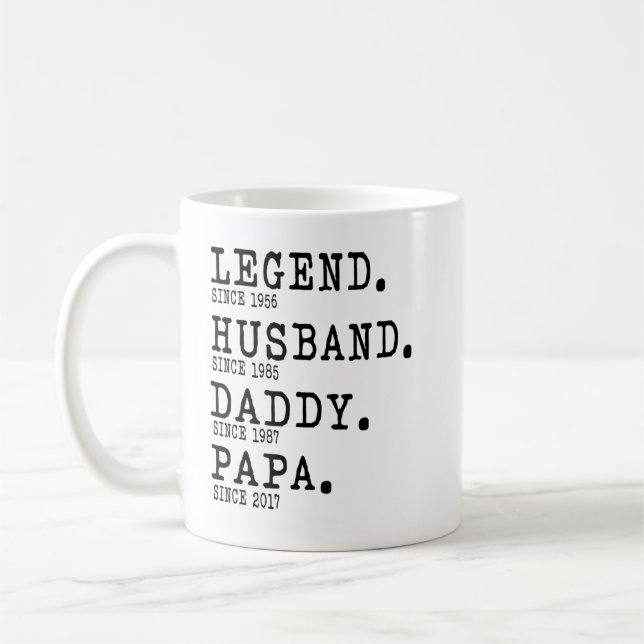 Mug Chemise papa de légende (Gauche)
