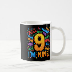 Mug Chemise pour 9e anniversaire garçons 9 ans 9 fille