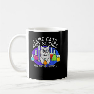 Mug Chemise Science Et Chats, T-shirt Amoureux des cha