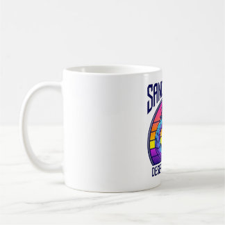 Mug Chemise Synthwave Futuriste Club de Surf de Ver de