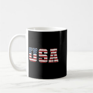 Mug Chemise Usa Patriotique Drapeau Américain Hommes F