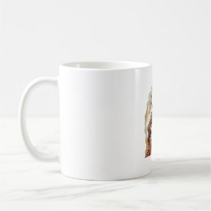 Mug Chemise vectorielle d'art de guitariste de gravure