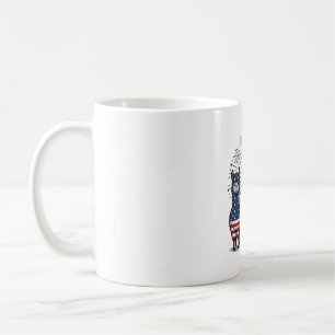 Mug Chemise vectorielle vintage à feu d'artifice lama
