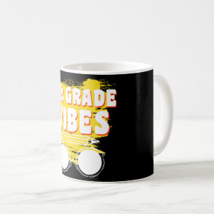 Mug Chemise Vibe Rentrée 4e Année Enfant Premier Jour