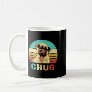 Mug Chemise Vintage Chug Chien Coucher de soleil