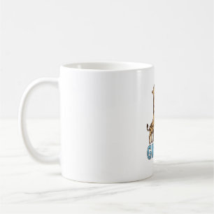 Mug Chemise Vintage Juste Une Fille Qui Aime Les Giraf