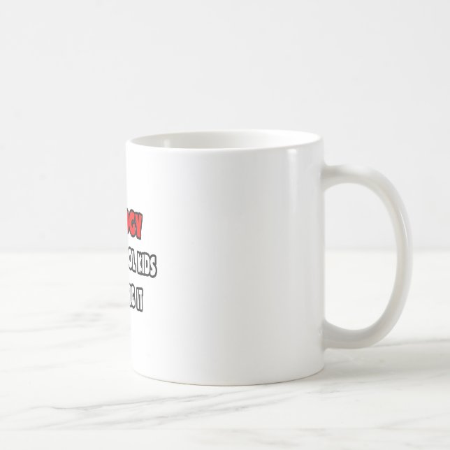 Mug Chemises et cadeaux de biologiste amusants (Droite)