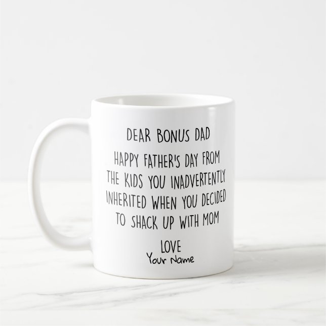 Mug Cher Bonus papa Bonne Fête des pères 2020 (Gauche)