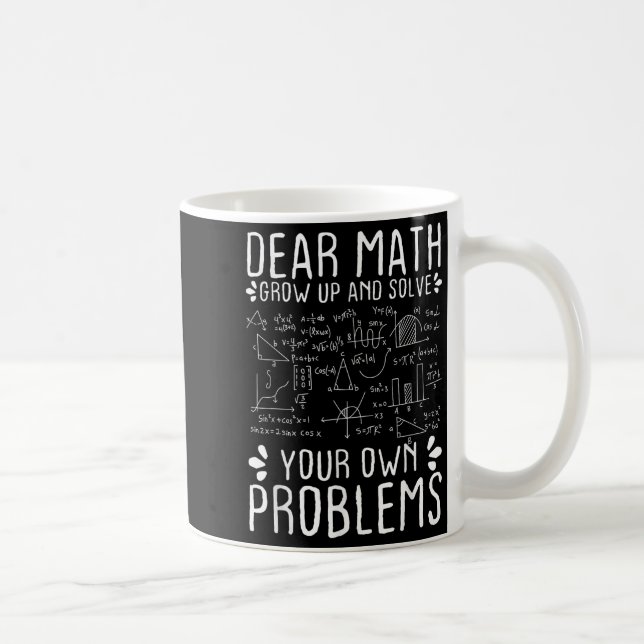 Mug Cher Math Augmente Et Résoudre Vos Propres Problèm (Droite)