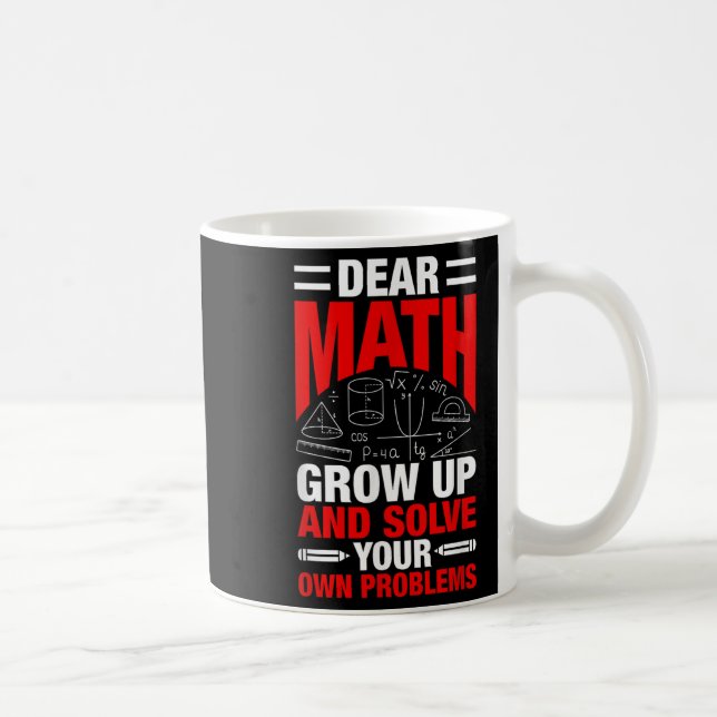 Mug Cher Math Augmente Et Résoudre Vos Propres Problèm (Droite)