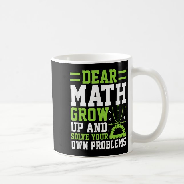 Mug Cher Math Augmente Et Résoudre Vos Propres Problèm (Droite)