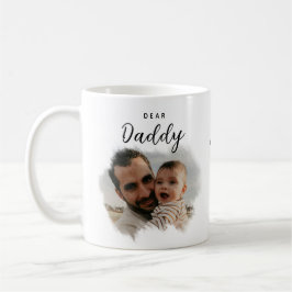 Mug Cher papa | Fête des pères de coeur photo moderne