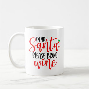 Mug Cher Père Noël Apportez Du Vin-56564