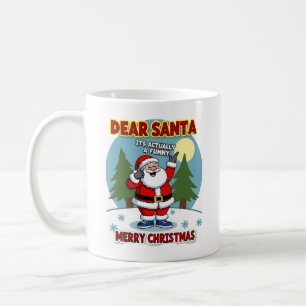 Mug Cher père noël c'est en fait une histoire drôlechi
