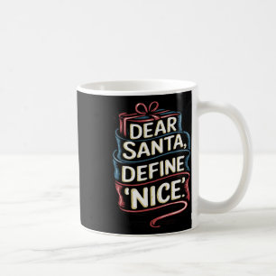Mug Cher Père Noël Définir Nice Noël