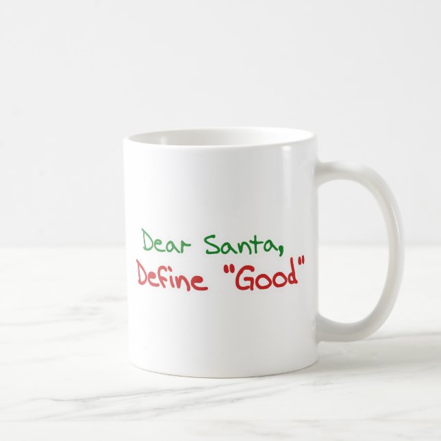 Mug Cher Père Noël, définissez le bon (Droite)