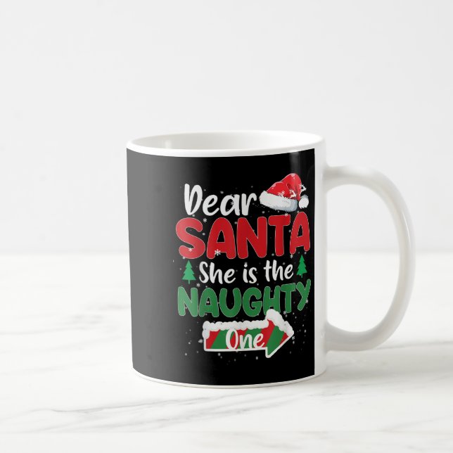 Mug Cher Père Noël, Elle Est La Mignonne Des Couples (Droite)