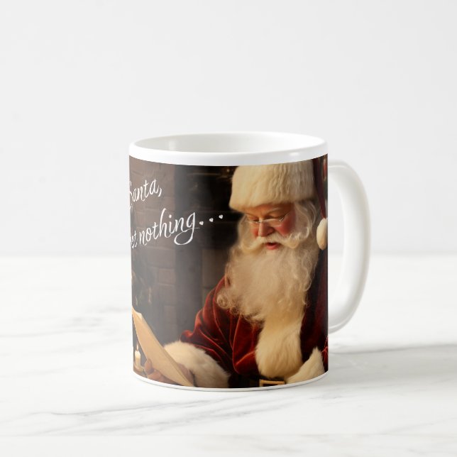 Mug Cher Père Noël Je Regrette rien Noël (Devant droit)