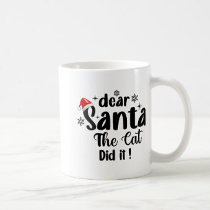 Mug Cher Père Noël Le Chat L'A Fait Drôle Noël 1